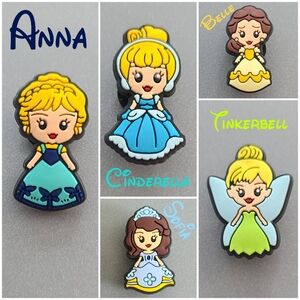 Lot of 10 Brand New Disney Croc charms!!